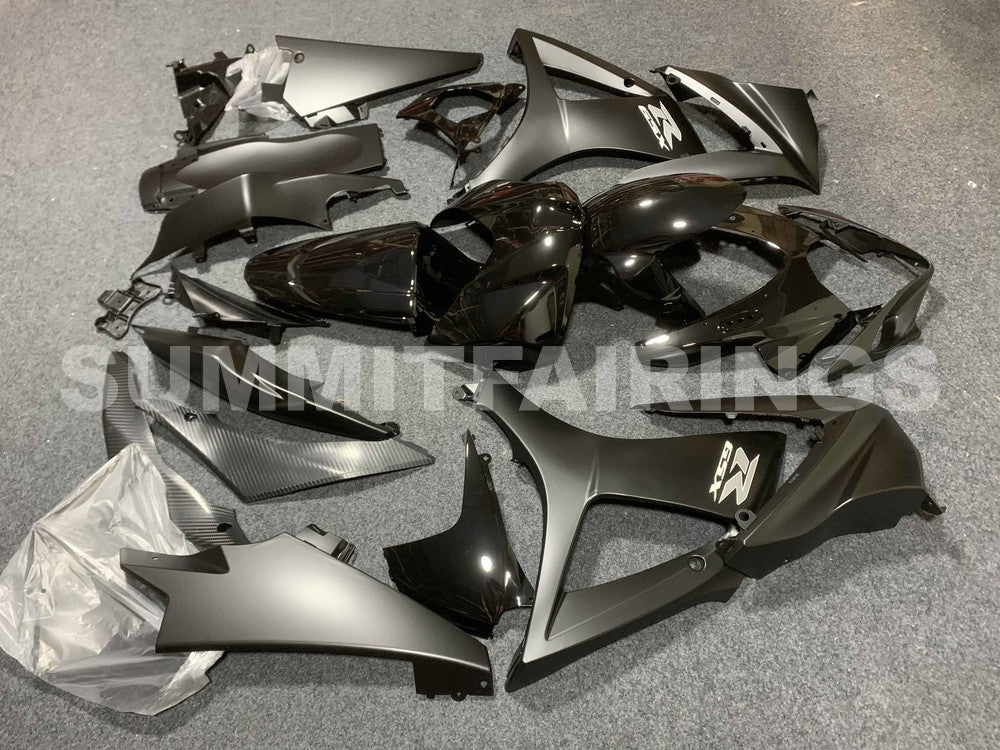 Fairings For Suzuki - GSXR1000 K7 07-08 Matte Black Gloss Black