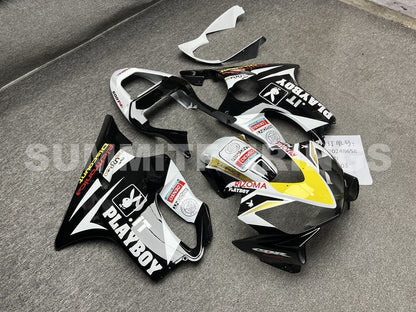 Fairings For Honda CBR 600 F4i Black & White (2001-2003)
