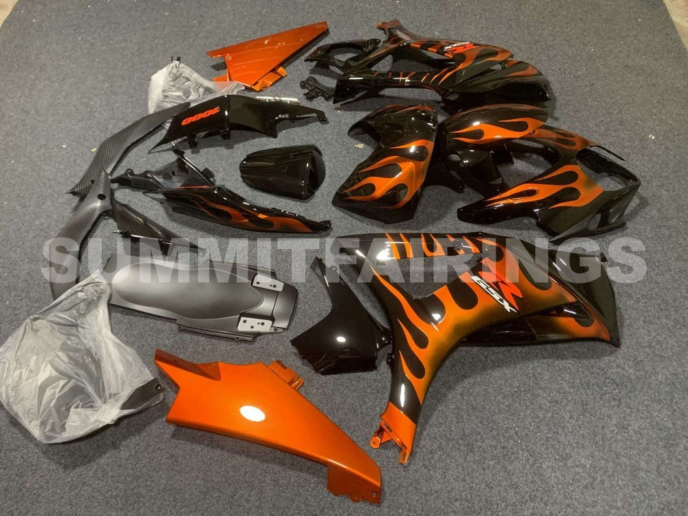 Fairings For Suzuki - GSXR1000 K7 07-08 Orange Flame