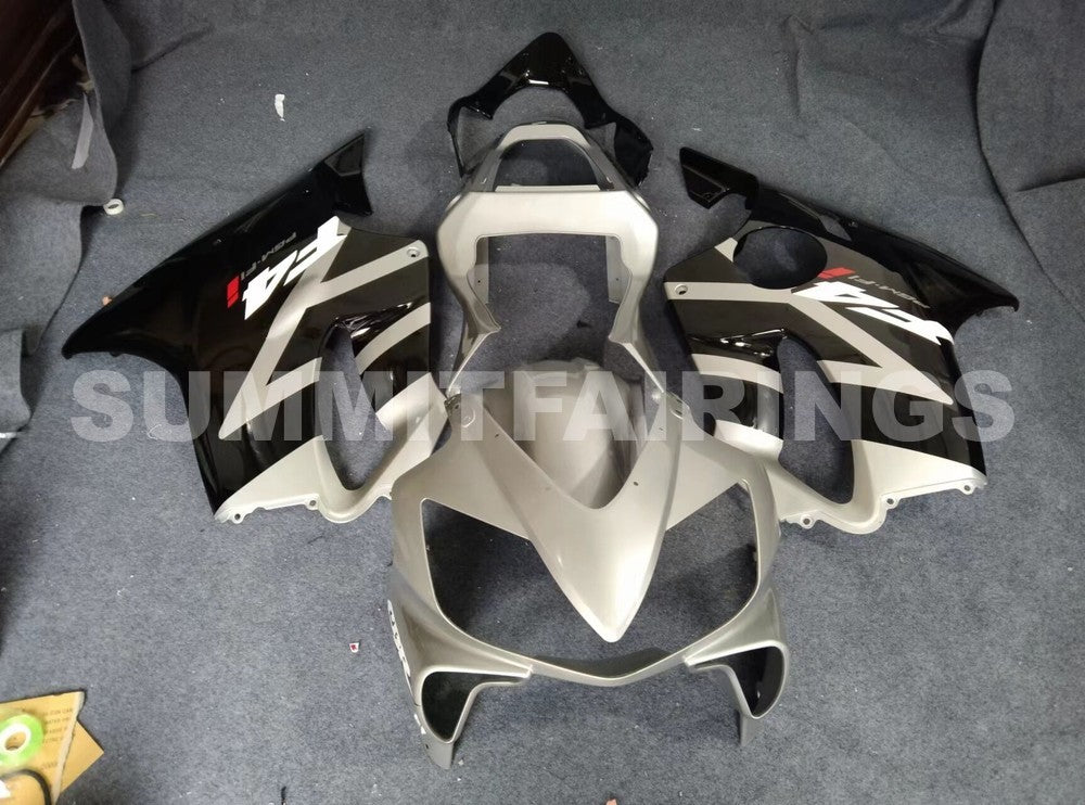 Fairings For Honda - CBR600F4i 01-03 Black Silver