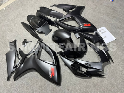 Fairings For Suzuki GSXR 600 750 Black Matte GSXR (2006-2007)