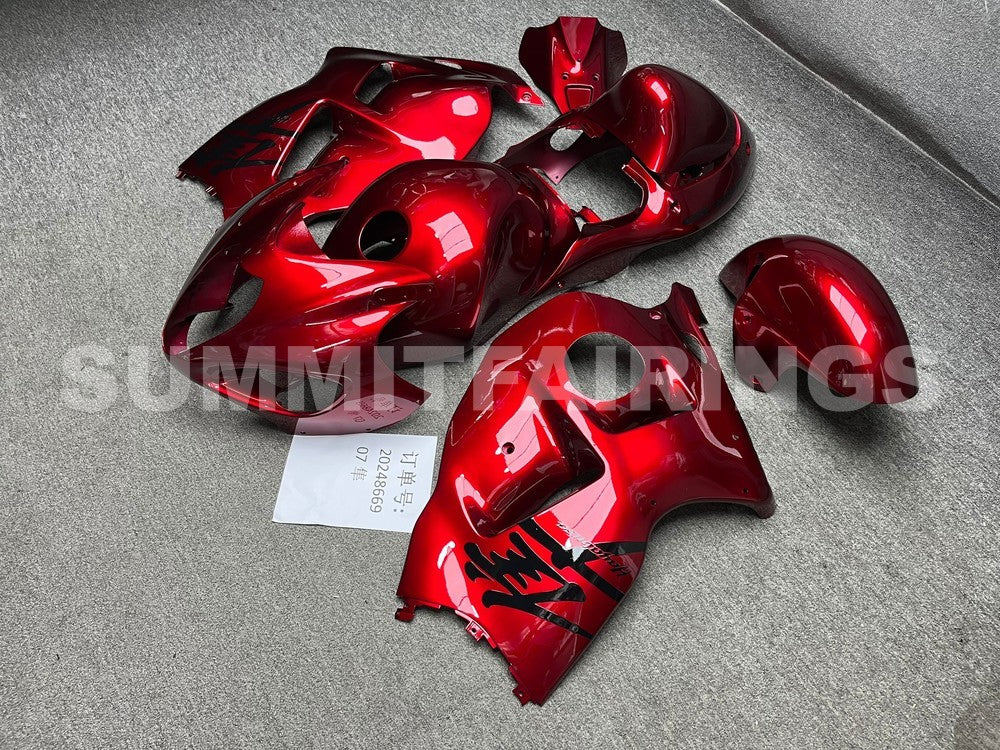 Fairings For Suzuki - GSXR1300 Hayabusa 1996-2007 Transparent red