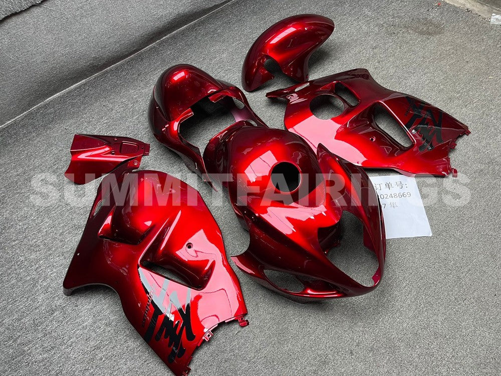 Fairings For Suzuki - GSXR1300 Hayabusa 1996-2007 Transparent red
