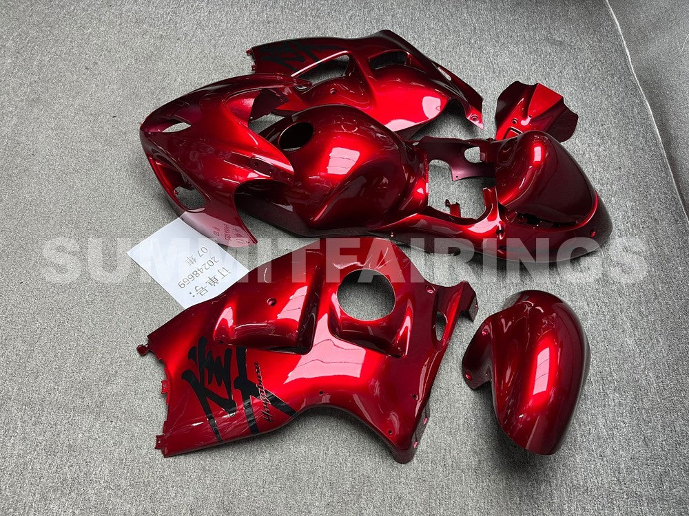 Fairings For Suzuki - GSXR1300 Hayabusa 1996-2007 Transparent red
