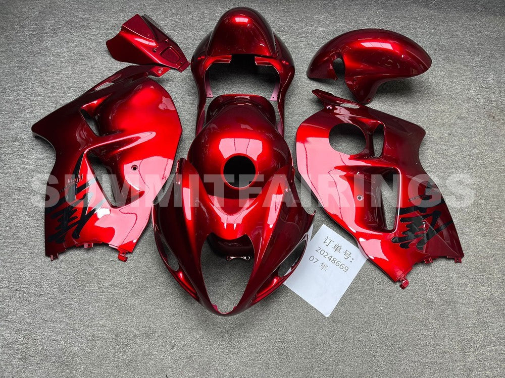 Fairings For Suzuki - GSXR1300 Hayabusa 1996-2007 Transparent red