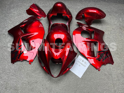 Fairings For Suzuki - GSXR1300 Hayabusa 1996-2007 Transparent red