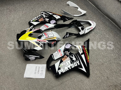 Fairings For Honda CBR 600 F4i Black & White (2001-2003)