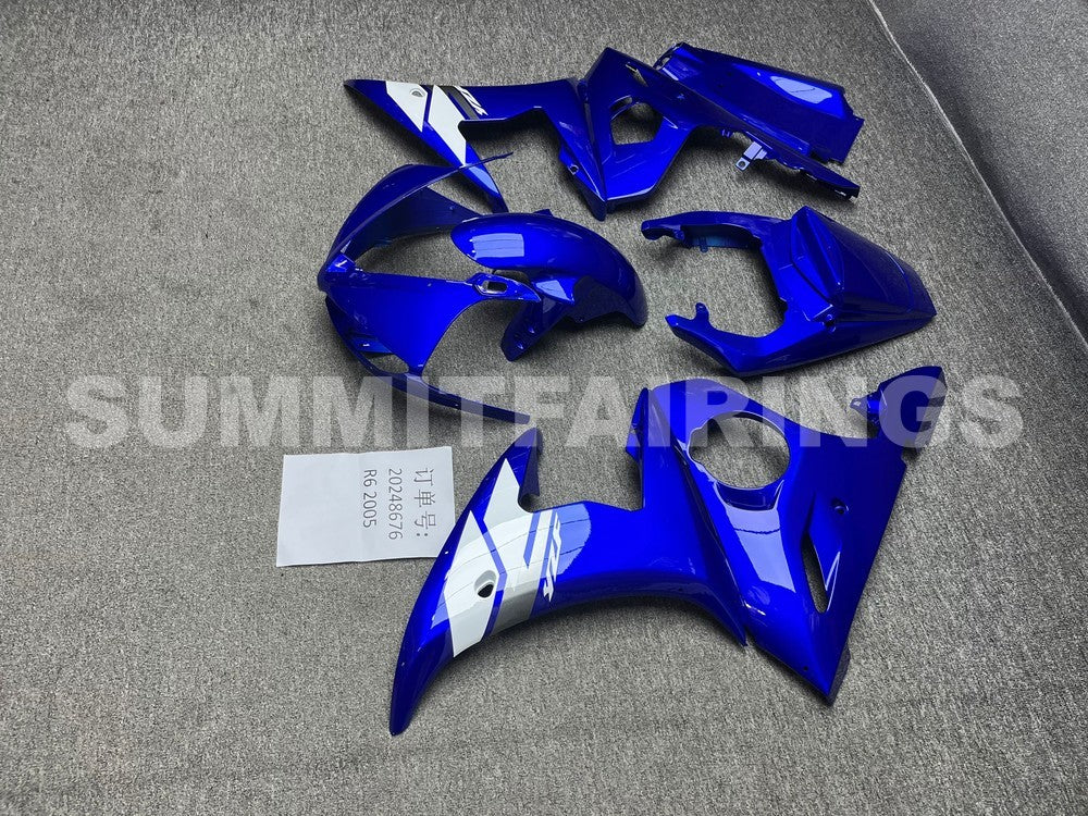 Fairings For Yamaha YZF-R6 Blue White R6 (2005)