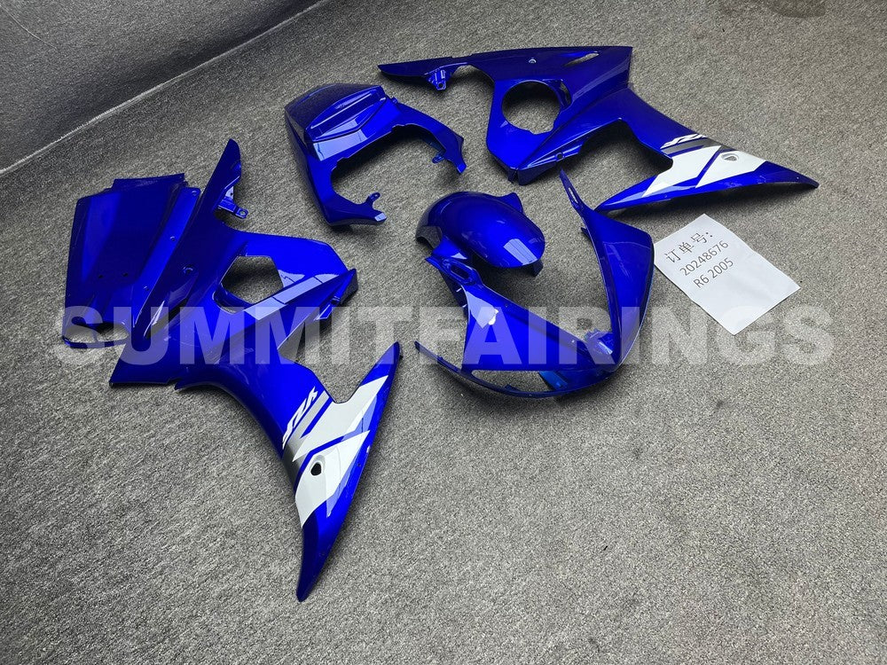 Fairings For Yamaha YZF-R6 Blue White R6 (2005)