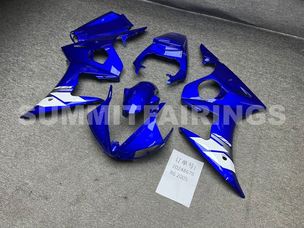 Fairings For Yamaha YZF-R6 Blue White R6 (2005)