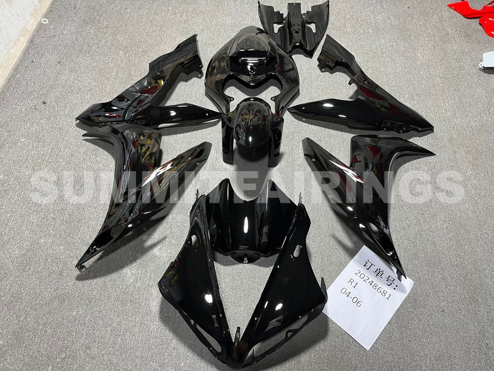 Fairings For Yamaha - YZF1000 R1 04-06 Gloss Black
