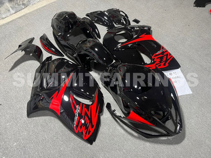Fairings For Suzuki GSX-R1300 Hayabusa, 2008-2020 - Black with Red Decals