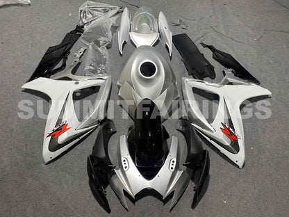 Fairings For Suzuki - GSXR600-750 K6 06-07 White Silver