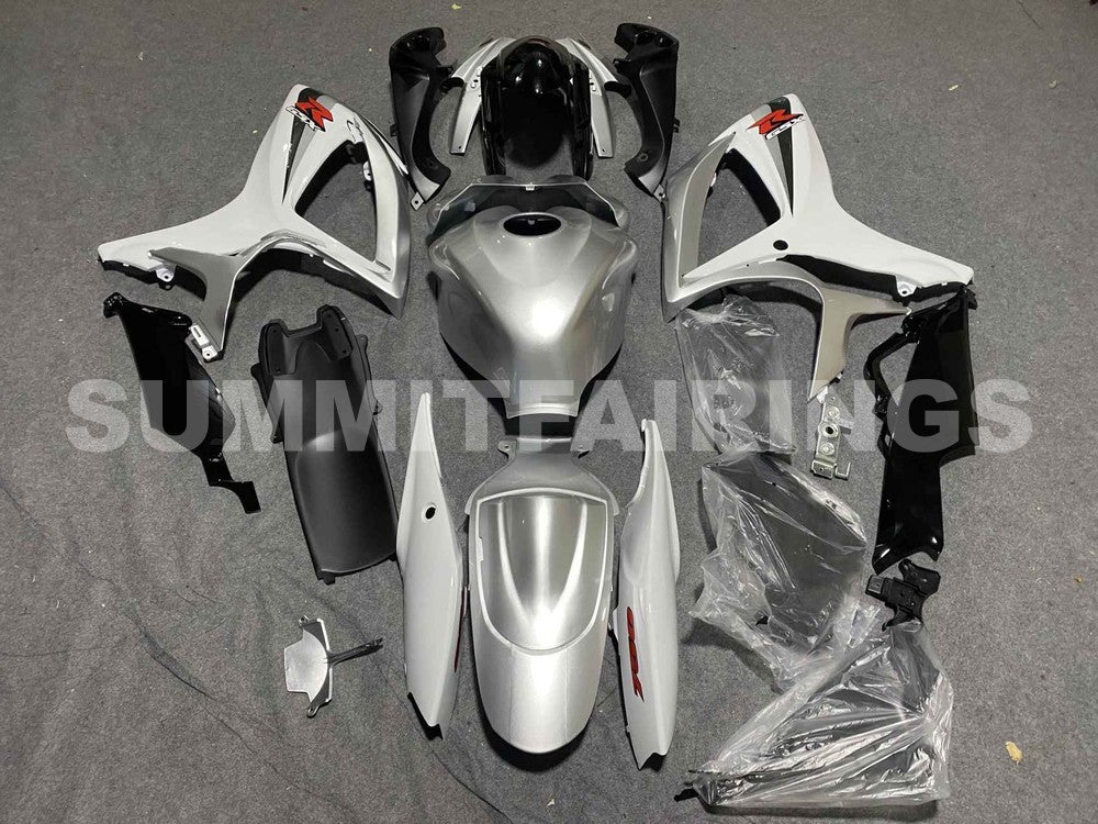 Fairings For Suzuki - GSXR600-750 K6 06-07 White Silver
