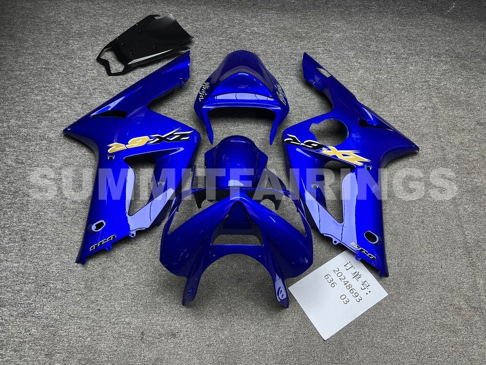 Fairings For Kawasaki ZX6R 636 Blue Ninja (2003-2004)