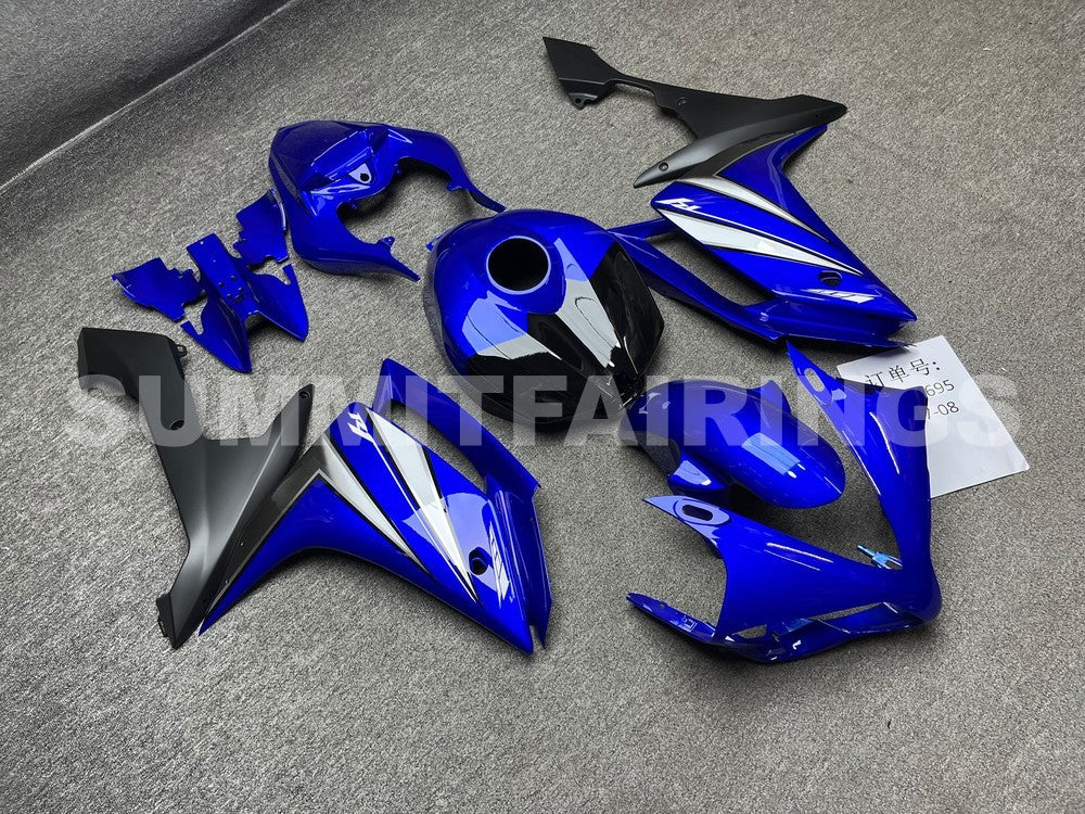Fairings For Yamaha - YZF1000 R1 07-08 Blue Black