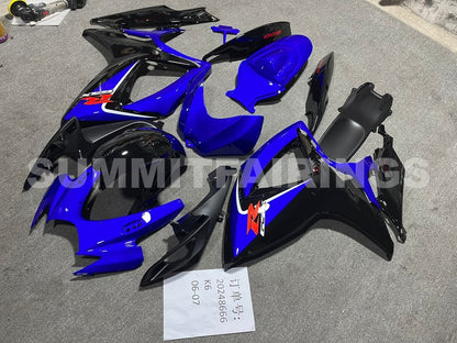 Fairings For Suzuki GSXR 600 750 (2006-2007) Blue Black