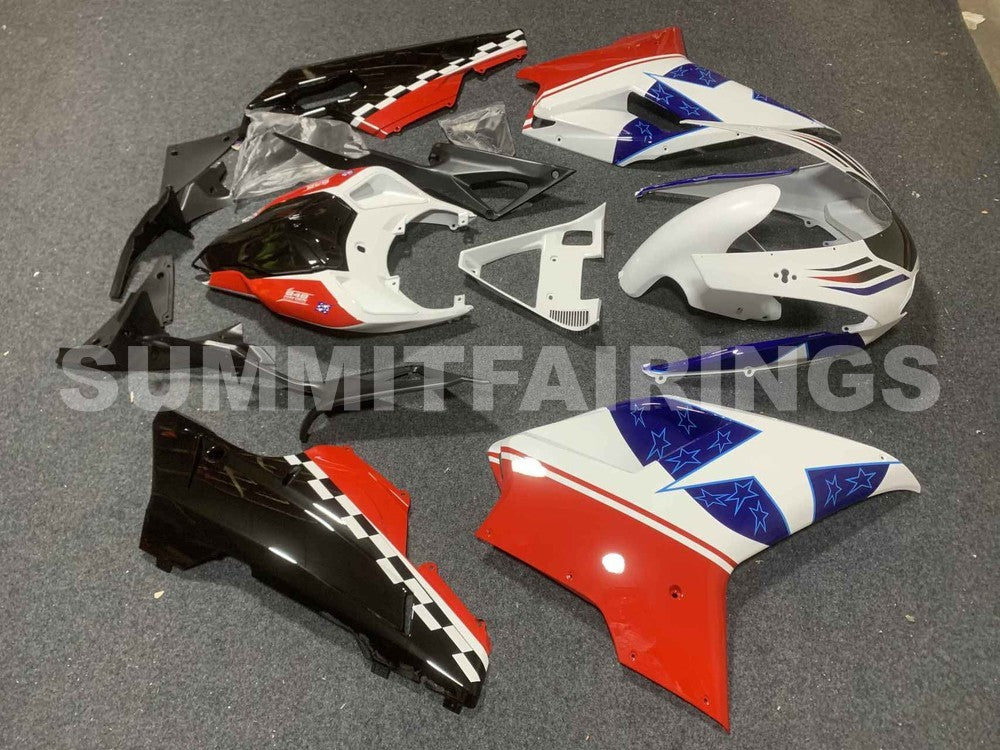 Fairings For Ducati 1098 1198 848 Red White Blue Star 848 (2007-2011)