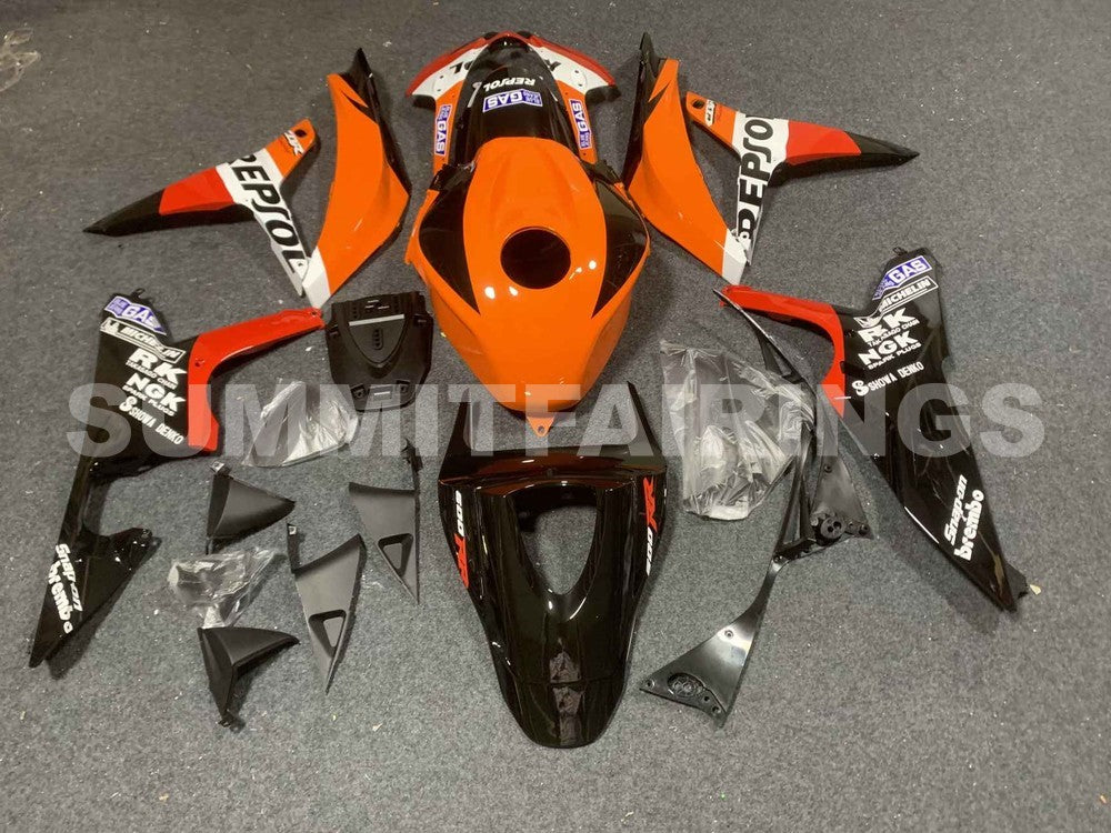 Fairings For Honda CBR 600 RR, 2007-2008 - Orange & Black