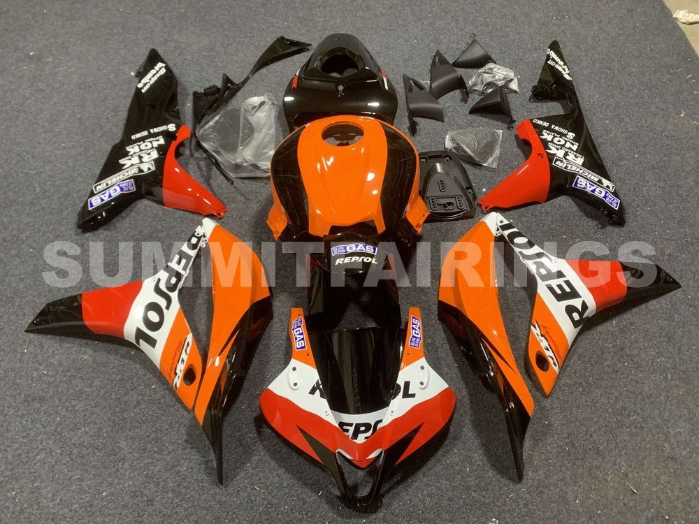 Fairings For Honda CBR 600 RR, 2007-2008 - Orange & Black