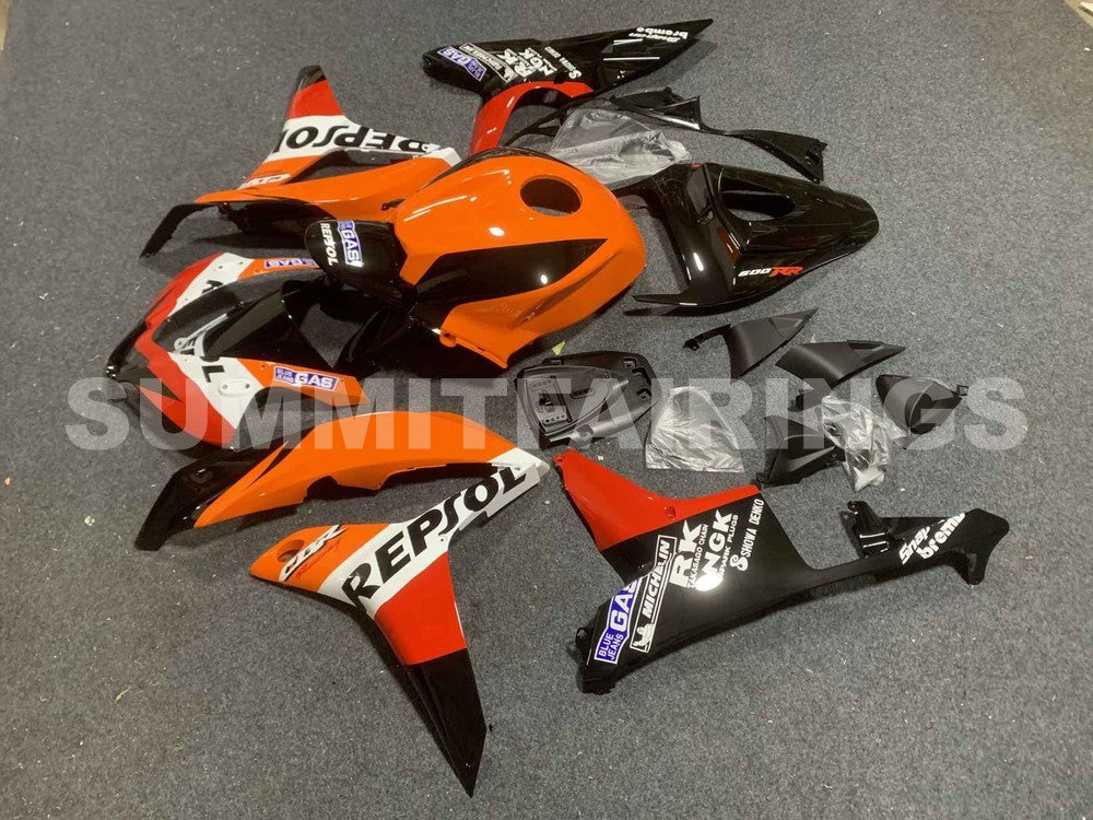 Fairings For Honda CBR 600 RR, 2007-2008 - Orange & Black