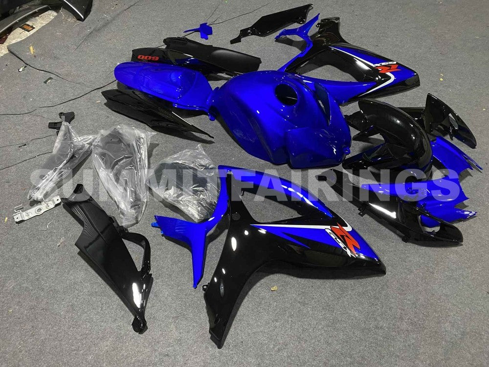 Fairings For Suzuki - GSXR600-750 K6 06-07 Blue and Black
