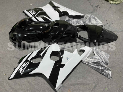 Fairings For Suzuki GSXR 600 750 Black White Suzuki GSXR (2004-2005)