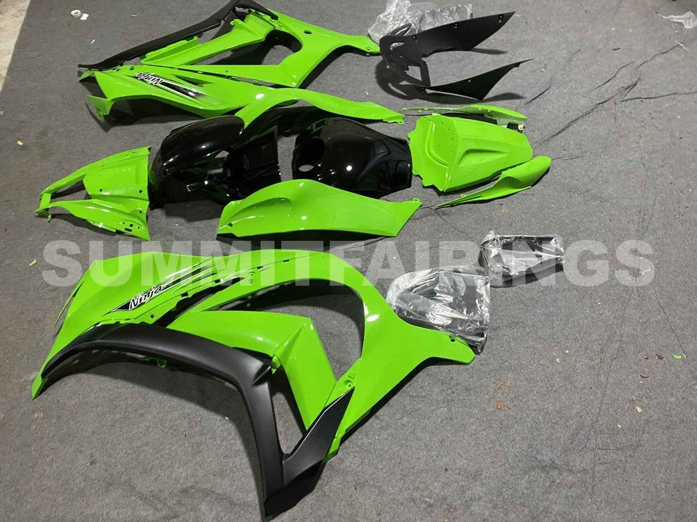 Fairings For Plastics Kawasaki ZX10R Ninja Green (2011-2015)