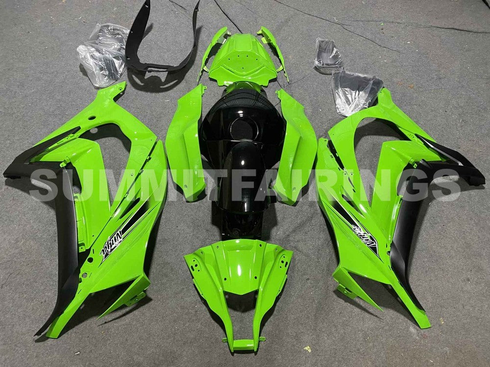 Fairings For Plastics Kawasaki ZX10R Ninja Green (2011-2015)