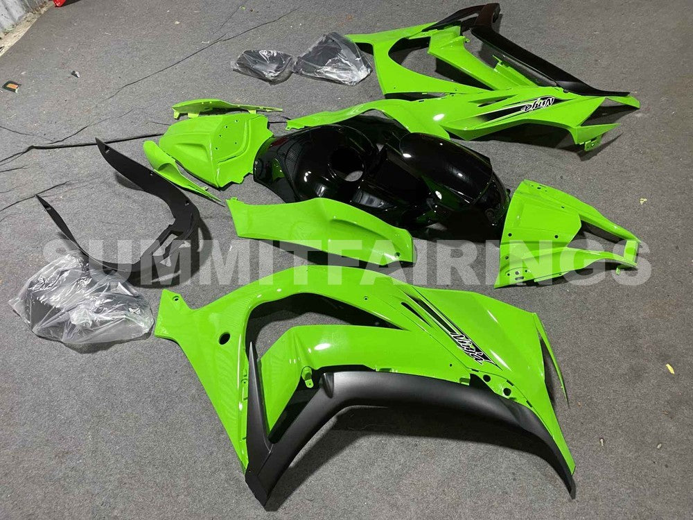Fairings For Plastics Kawasaki ZX10R Ninja Green (2011-2015)