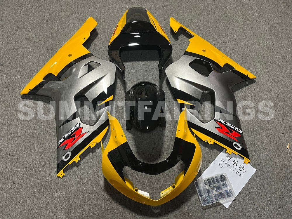 Fairings For Suzuki GSXR 600 Silver & Yellow GSXR (2001-2003)