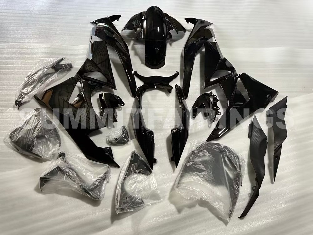 2009-2012 Fairings For Kawasaki ZX6R ZX636 All Black Ninja