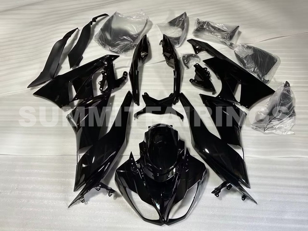 2009-2012 Fairings For Kawasaki ZX6R ZX636 All Black Ninja