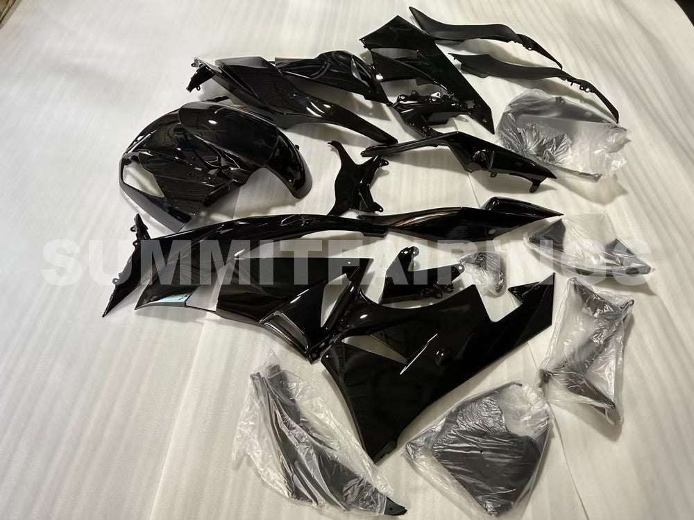 2009-2012 Fairings For Kawasaki ZX6R ZX636 All Black Ninja