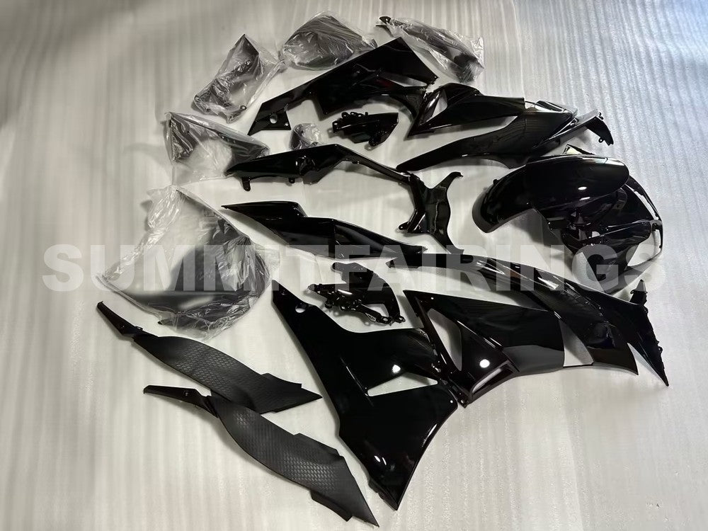 2009-2012 Fairings For Kawasaki ZX6R ZX636 All Black Ninja