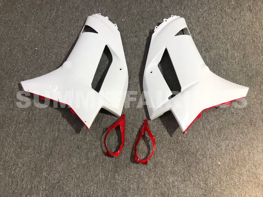 Fairings For Kawasaki ZX6R ZX636 Pure White Red Black ZX6R (2007-2008)