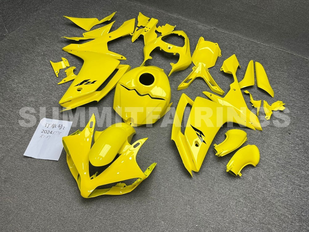 Fairings For Yamaha - YZF1000 R1 07-08 All Yellow