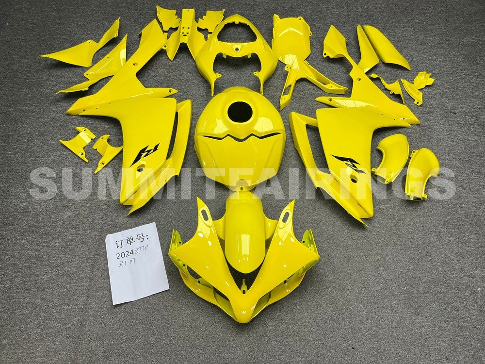 Fairings For Yamaha - YZF1000 R1 07-08 All Yellow