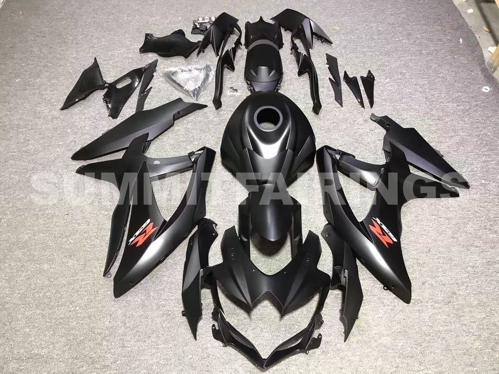 Fairings For Suzuki - GSXR600-750 K8 2008-2010 MATTE BLACK