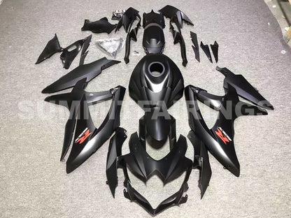 Fairings For Suzuki - GSXR600-750 K8 2008-2010 MATTE BLACK