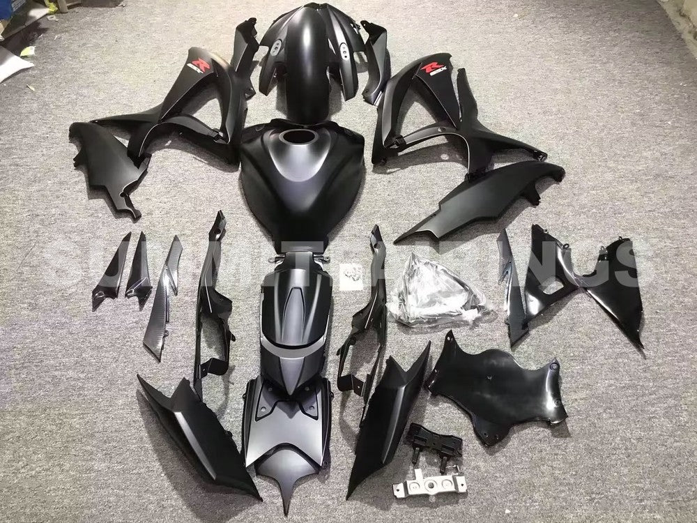Fairings For Suzuki - GSXR600-750 K8 2008-2010 MATTE BLACK