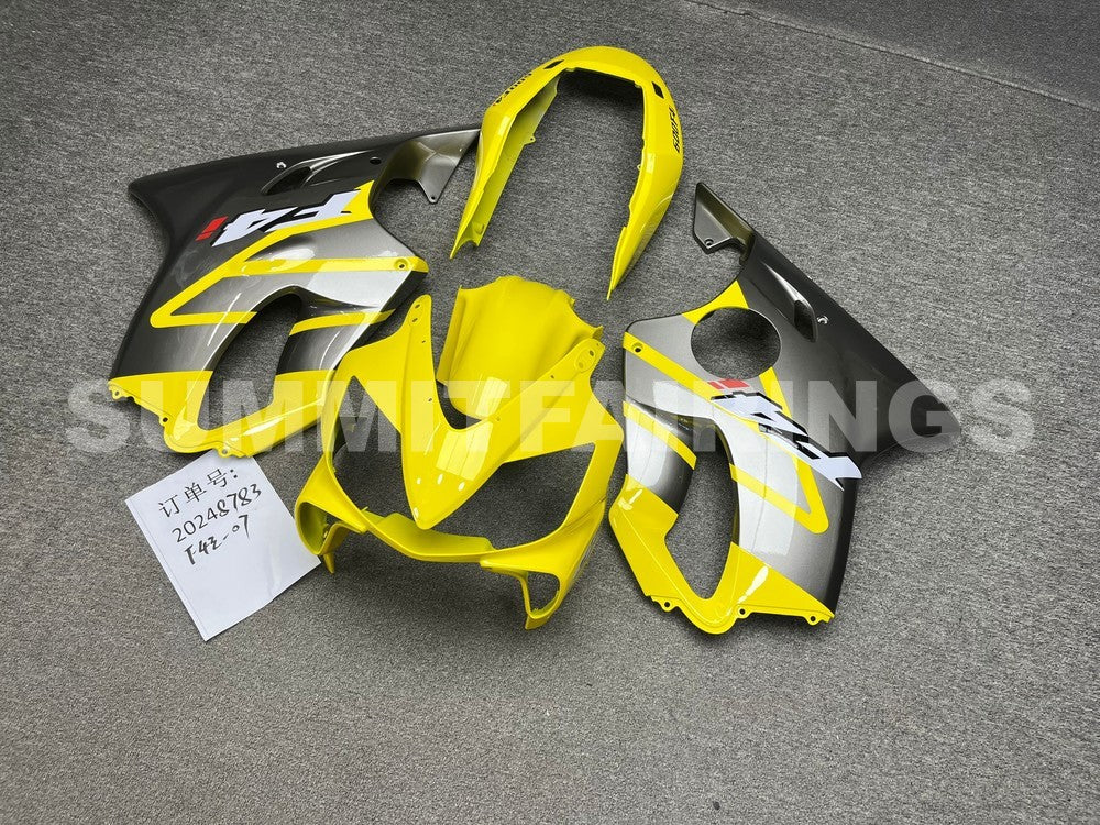 Fairings For Honda - CBR600F4i 04-07 Yellow Silver