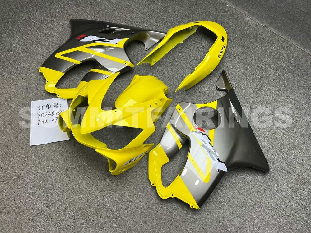 Fairings For Honda - CBR600F4i 04-07 Yellow Silver