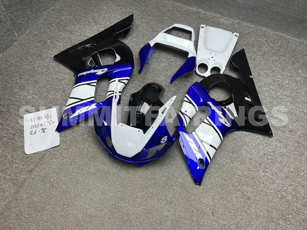 Fairings For Yamaha YZF-R6 Blue Black Champions R6 (1998-2002)