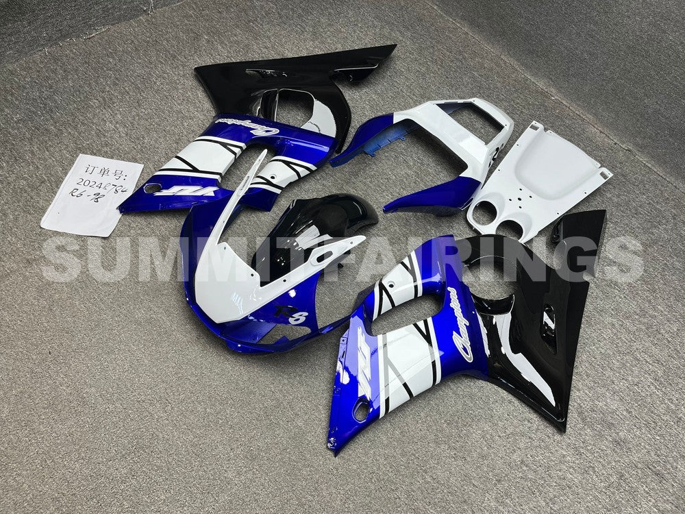 Fairings For Yamaha YZF-R6 Blue Black Champions R6 (1998-2002)