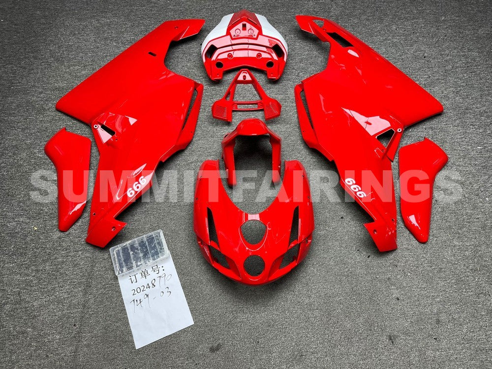 Fairings For Ducati - 999/749 03-04 Red