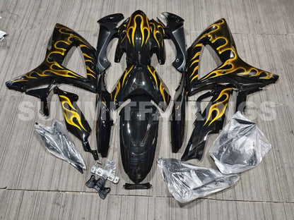 Fairings For Suzuki - GSXR600-750 K6 06-07 Black Silver