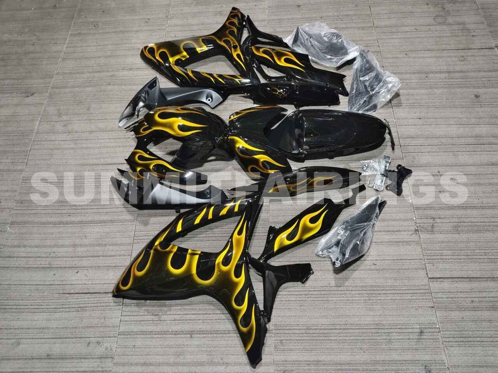 Fairings For Suzuki - GSXR600-750 K6 06-07 Black Silver
