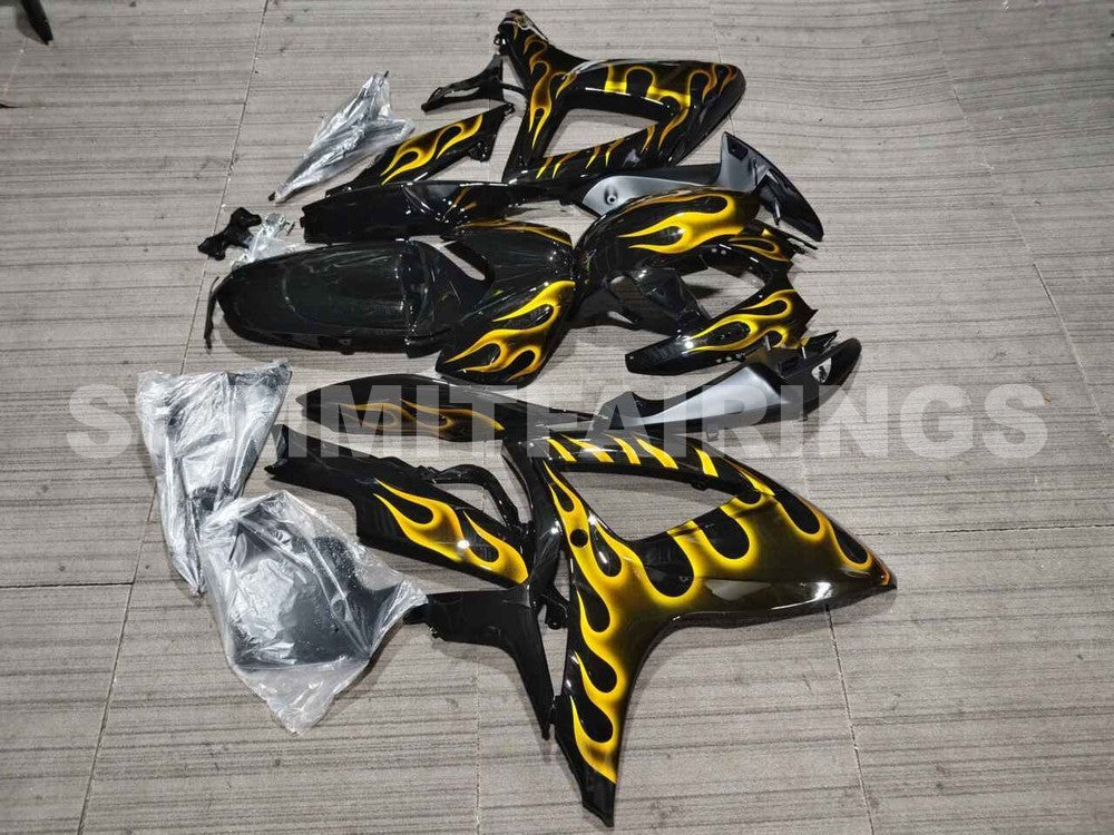 Fairings For Suzuki - GSXR600-750 K6 06-07 Black Silver