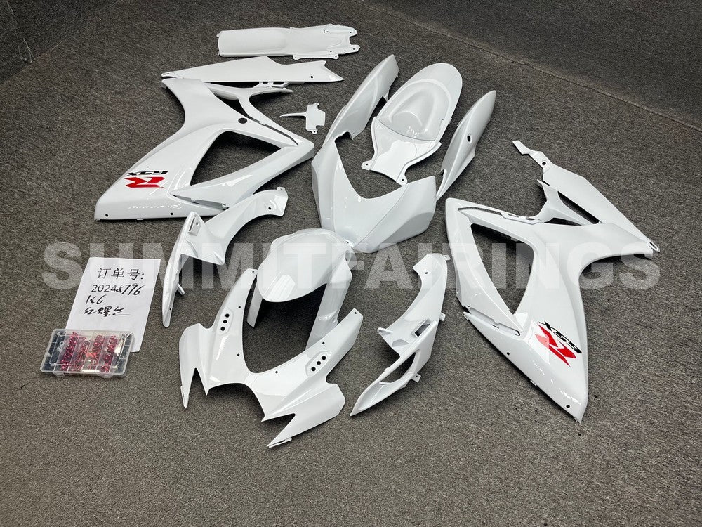 Fairings For Suzuki - GSXR600-750 K6 06-07 White